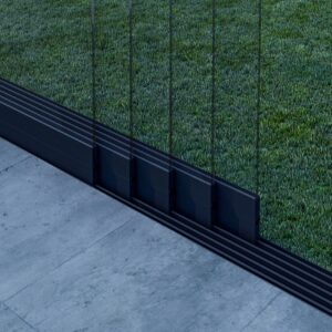 5-rail glazen schuifwand