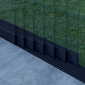 7-rail glazen schuifwand